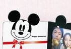 思い出の写真をミッキーと