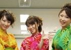 納涼船で女子会しましょ　「ゆかたダンサーズ」がJ-CAST訪問