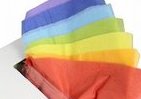 まるで日に映える虹のよう…　7色のティシュー