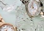 りゅうずに「スワロフスキー製クリスタル」　アクセサリー感覚の「ソーラーウオッチ」第2弾