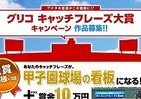 あなたのキャッチフレーズが甲子園球場のバックネット看板に！　江崎グリコが募集
