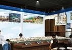 幅4メートル超の大ジオラマ　鉄道模型ショールームがオープン