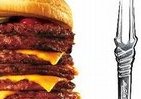 「ヱヴァQ」は9段のバーガーを食らう　ロッテリア「Q段チーズバーガー」