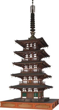 国宝　元興寺極楽坊五重小塔　奈良時代・8世紀　奈良・元興寺蔵