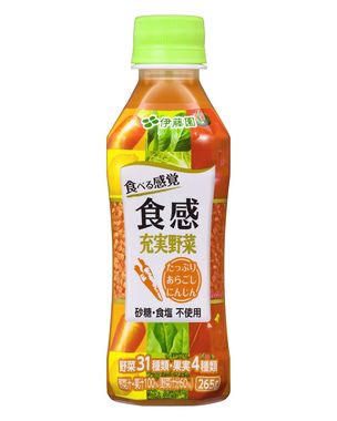 「食感 充実野菜」265gペットボトル