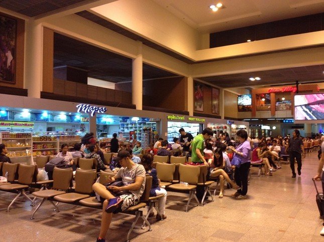 ドンムアン空港の出発ロビー