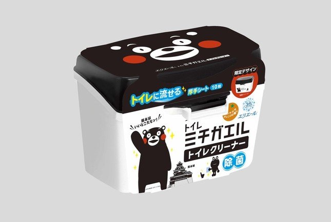 くまモンがトイレクリーナーに登場