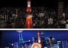 日本初！　夜景と3Dプロジェクションマッピングの融合　東京タワー大展望台で