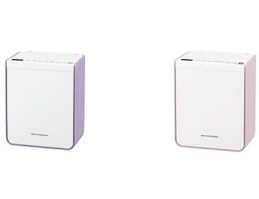 衣類乾燥カバーがついたラベンダーと、ピンクの2種