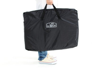 キャリーバッグつきで持ち運び簡単