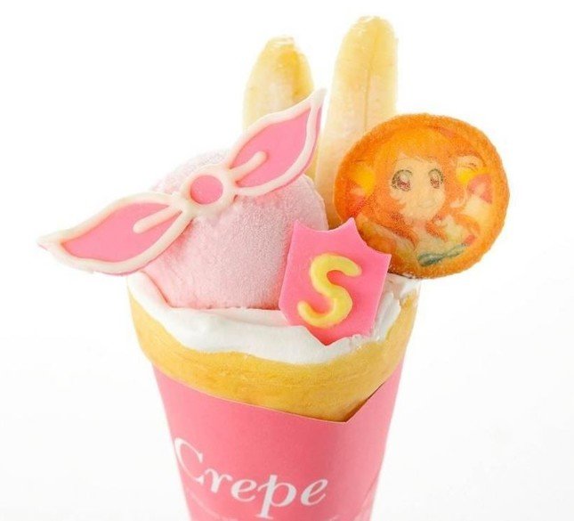 「ポンポン…ポーン☆あかりのPONPONクレープ」（650円）