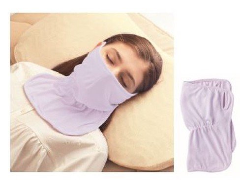 睡眠中に首までしっかりうるおうマスク