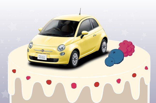 フィアット 500 ジャッロ ヴァニリア