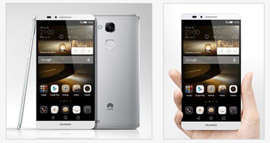 提供されるスマホはファーウェイ「Ascend Mate7」