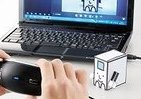 撮影画像は自動的にパソコンに…カメラ付マウス