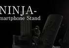 「畳返し」や「吹き矢」…　忍者をモチーフにしたスマホのスタンド