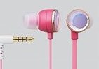 エレコムの女性向けイヤホン「EAR DROPS Jewel」　耳元にラインストーン、手元にコネクタチャーム