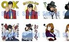「ルパン三世」のLINEスタンプ配信開始　次元、五エ門、不二子、銭形が大集合