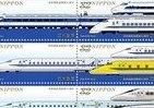 「新幹線鉄道開業50周年」の記念切手発売　新幹線が走る