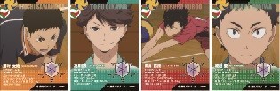 JUMP SHOPとの連動企画で配布される「主将カード」　（C）古舘春一／集英社・「ハイキュー!!」製作委員会・MBS