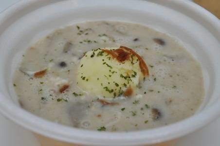 「3種きのこのポテトポタージュ」