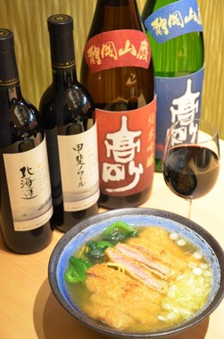 牛かつが一人前入ったパーコー麺