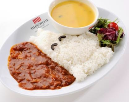 オリジナルムーミンプレート 1200円（税込み）　（C）Moomin Characters