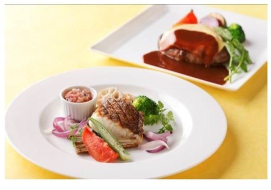 フレンチテイストのコース料理