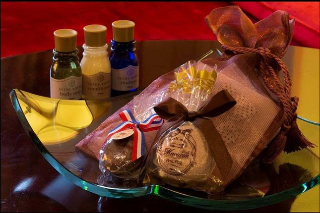 アメニティもチョコづくし