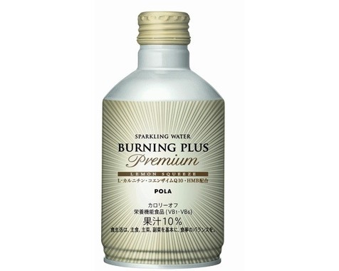 「スパークリングウォーターバーニングプラスプレミアムレモンスクイーズ」