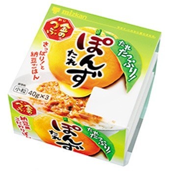 ゆずぽんずたれと納豆の好相性