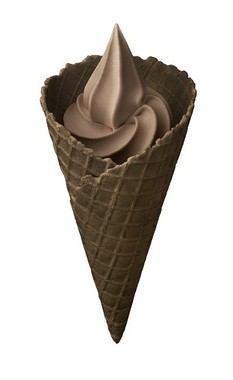 今度のベルギーチョコソフトは「大人向け」