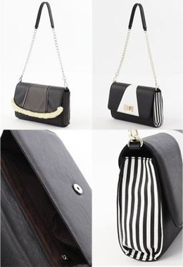 折原臨也モデルショルダーバッグ（左）、平和島静雄モデルショルダーバッグ　（C）2014 成田良悟／KADOKAWA アスキー・メディアワークス刊／池袋ダラーズ