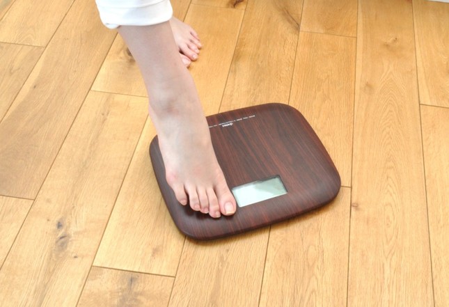 乗ると自動に測定を開始