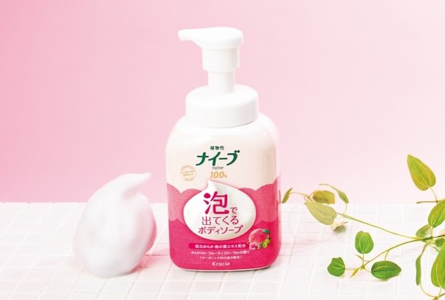 「泡で出てくるボディソープ」