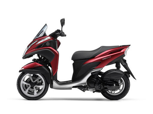 TRICITY MW125 ABS（マットディープレッドメタリック3）