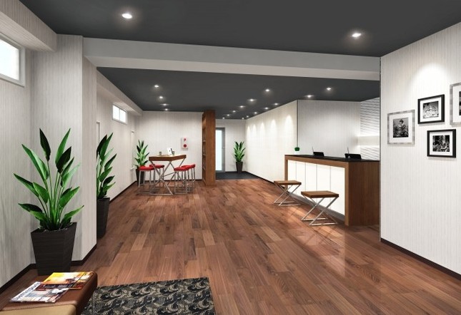 明るく落ち着いたロビー（イメージ）