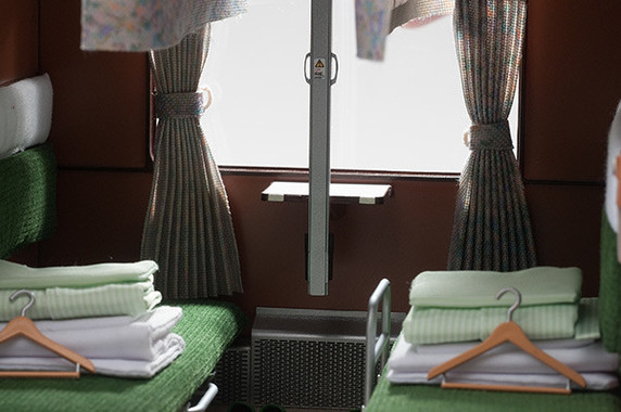 下段ベッドの様子