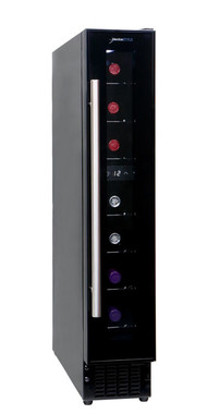 スリムサイズながらワイン7本まで収納可能