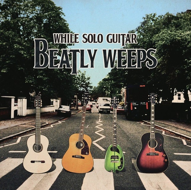 「While Solo Guitar Beatly Weeps」アルバムジャケット