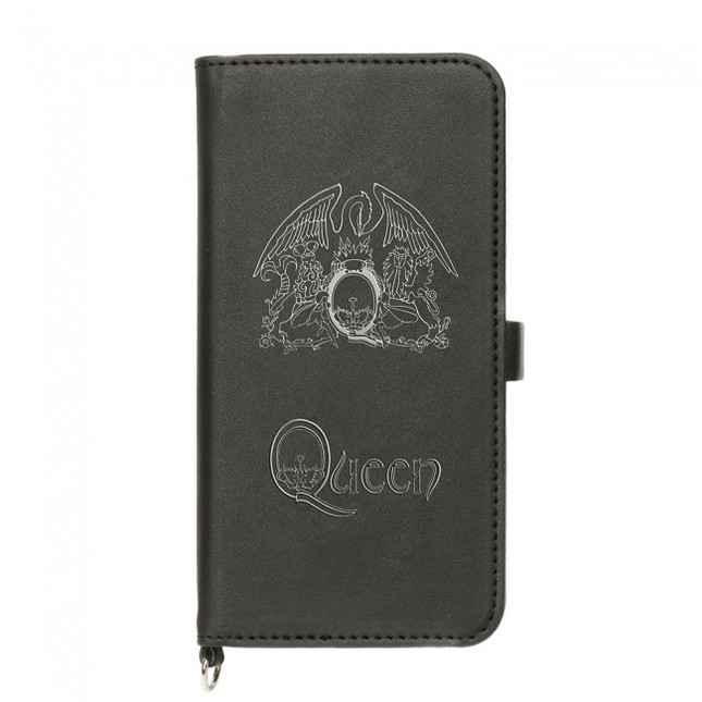 クイーンのブラックにはクイーンのロゴが銀箔押しで描かれている