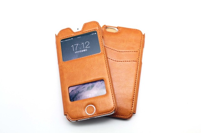 片手で着信をとれる