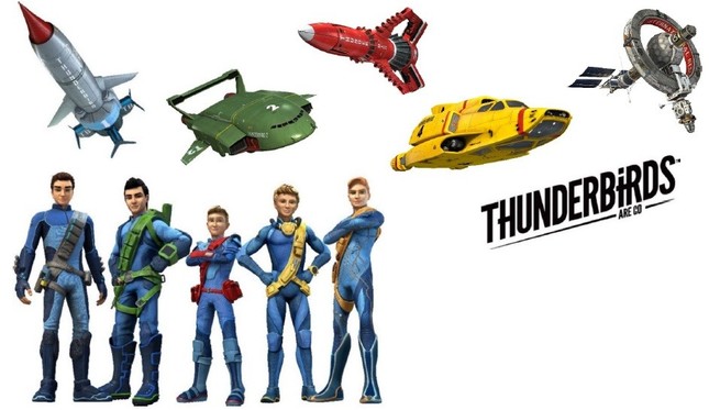 1～5号のサンダーバード機と登場人物ら
ITV Studios Limited/Pukeko Picture LP
All copyright in the original Thunderbirds series is owned by ITC Entertainment Group Limited