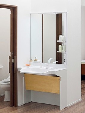 利用者の移動能力やスペースに応じて対応！（写真は「車椅子対応ラウンド・コンポタイプ」の施工例）