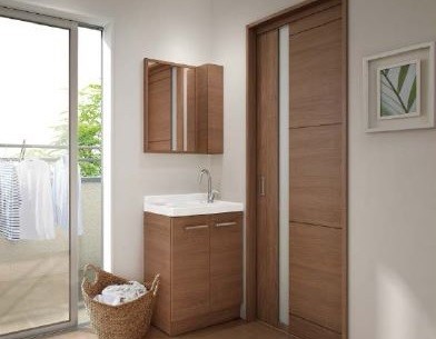 デザイン性も高めたうえ、充実のアイテムで使いやすくなった！（写真は、施工例）