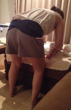 産後すぐの「やばい」後ろ姿