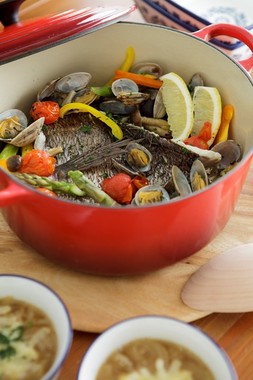 アクアパッツア＆オニオンスープ