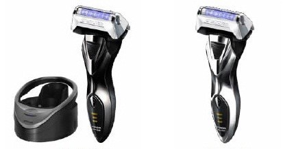「RM-LX2D」(左)には「LED光乾燥器」付属　洗浄剤不要で外内刃を清潔に