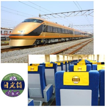 金色塗装が鮮やかな「日光詣スペーシア」