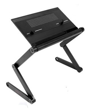 Z型アームでポジション自由自在！（写真は、「トランスフォーム・ロボテーブル　BLT‐74‐BK」）